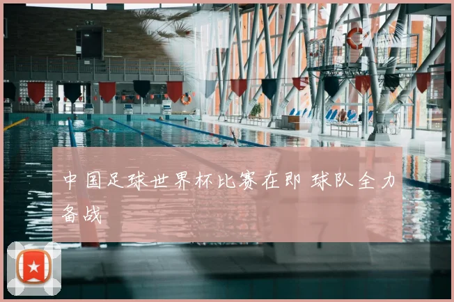 中国足球世界杯比赛在即 球队全力备战