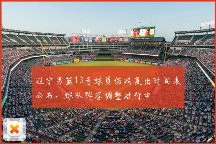 辽宁男篮13号球员伤病复出时间表公布，球队阵容调整进行中
